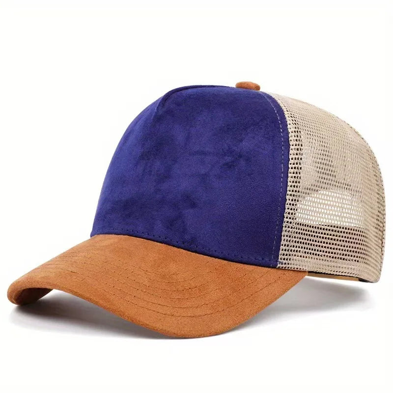 New Summer Mesh Baseball Cap Women Men Letter Patch Snapback Hat Casual Breathable Unisex Street Hip Hop Trucker Caps