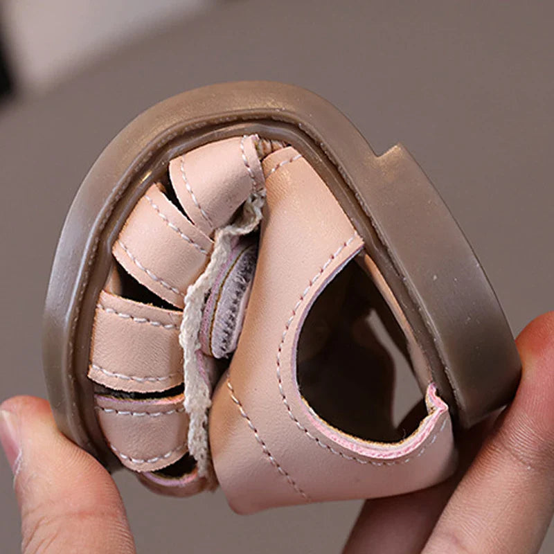 Platform Sandals Retro Children's Shoes Fashion Flroal Sandals for Baby Girl Beach Shoes Beautiful School Kids Shoe Girls H06019