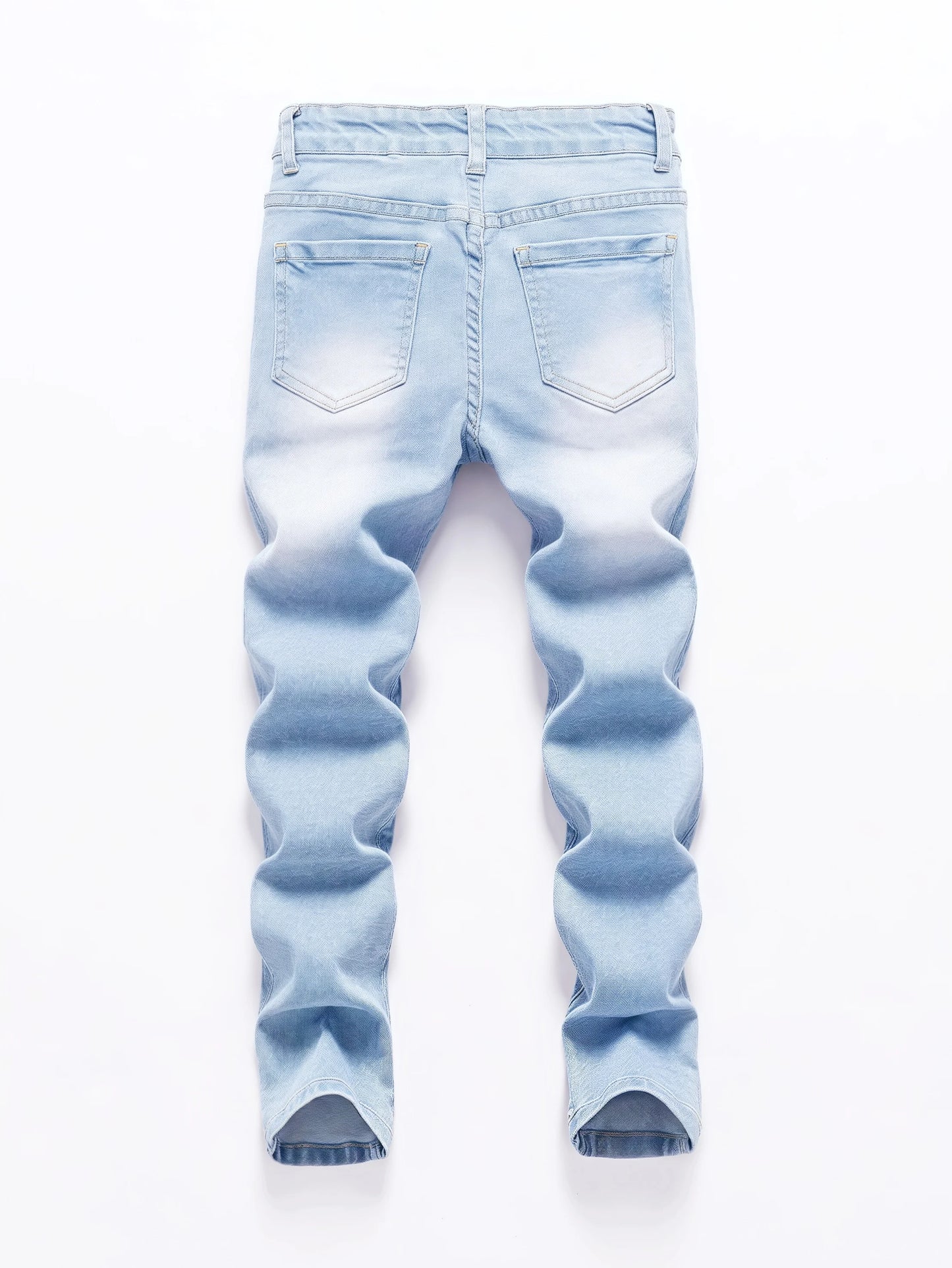 1PC Men's wide pants Brushed jeans Wide jeans Y2K New Rocks jeans buggy black hip-hop pants