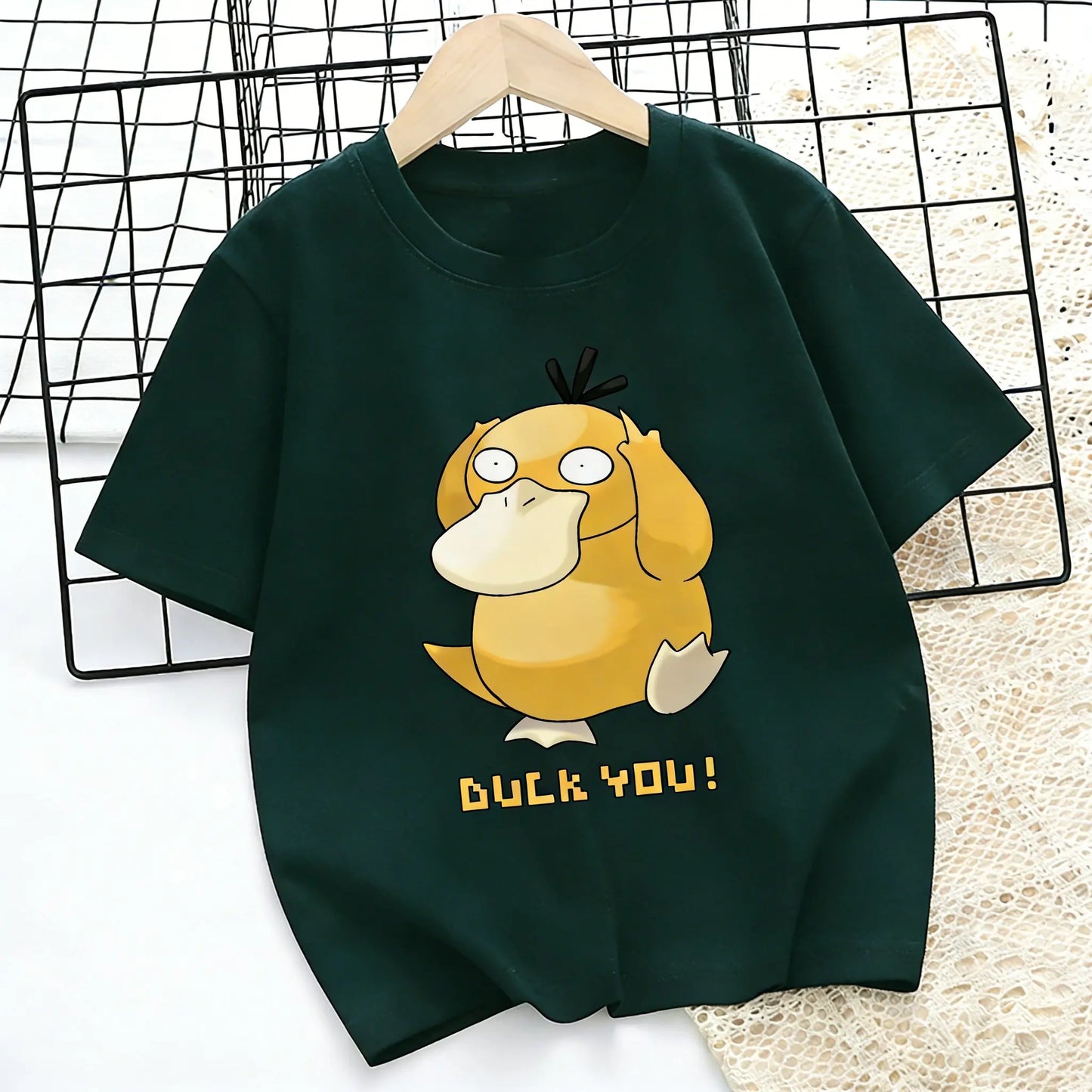 Graphic T Shirt Man Women Short Sleeve Tee Top Streetwear Oversized Casual Parent-child Clothing