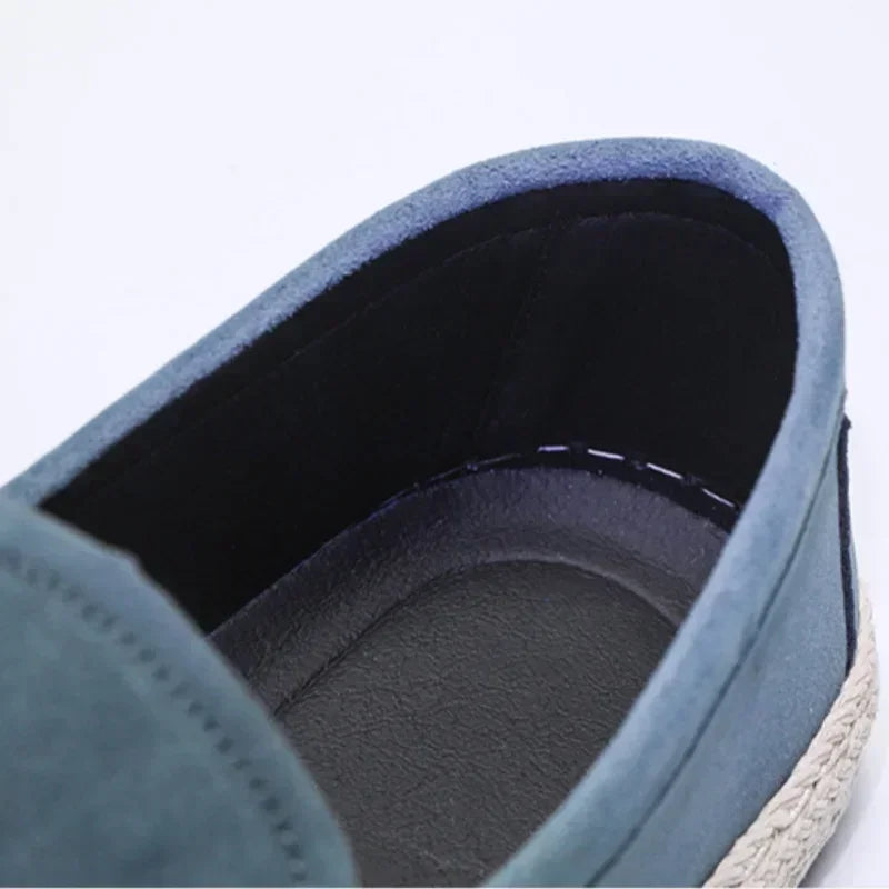 Calçados Masculinos Leves Casuais, Tênis Masculino Respirável para Caminhada, Mocassins, Sapatos Preguiçosos, Sapatos de Condução Antiderrapantes, Sapatos Confortáveis de Pano