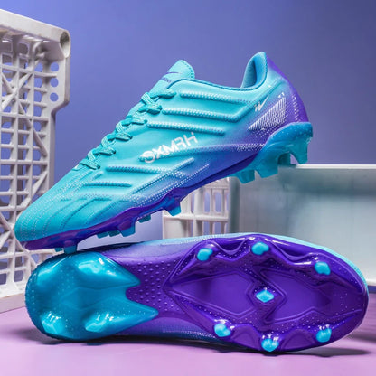 Double Star 2026 New Football Shoes, AG Long Stud for Kids, Primary Students, Teenagers and Adults, Professional Match & Trainin