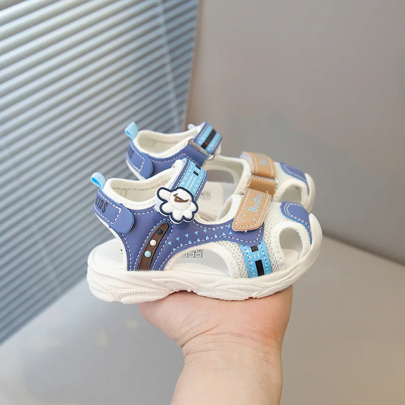 2026 Summer Girls Kids Sandals Soft Comfortable Closed Toe Protective Sandals,Cartoon Colorful Cute Shoes Kids Summer Boys Girls