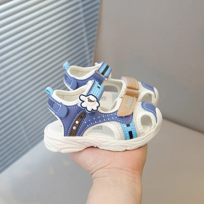 2026 Summer Girls Kids Sandals Soft Comfortable Closed Toe Protective Sandals,Cartoon Colorful Cute Shoes Kids Summer Boys Girls