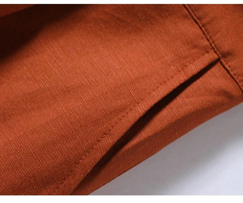 Cotton and Linen Shorts for Women Summer 2025 Loose High Waisted Wide Leg Pants Casual Versatile Solid Retro Straight Shorts