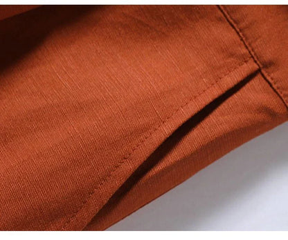 Cotton and Linen Shorts for Women Summer 2025 Loose High Waisted Wide Leg Pants Casual Versatile Solid Retro Straight Shorts