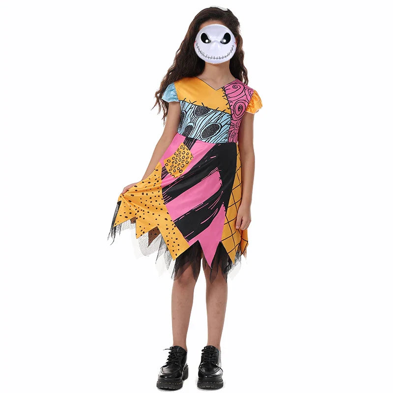 Kids Girls Tutu Dresss Halloween Cosplay Costume Carnival Party Boy Costume Witch Fancy Clothes Halloween Gifts for Children