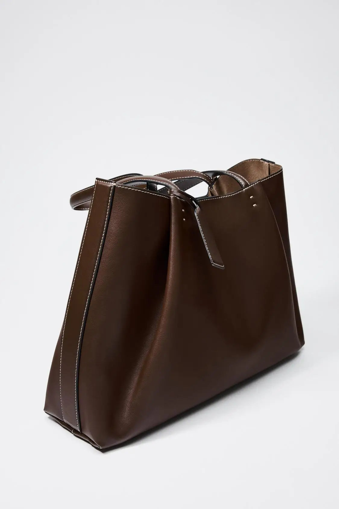 CLIP TOTE BAG, Fashionable Top Handle Tote Bag, Solid Color Simple Shoulder Bag, Luxury Design Handbags for Women