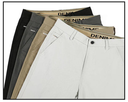 Men's Fashion Casual Straight Pants Baggy Classic Wide Leg Simple Trousers Loose Male Comfortable Soft Quality Pants