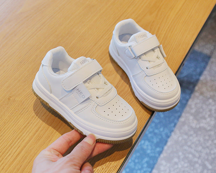 Children's Casual Sneakers 2024 New Comfortable Single Shoes Baby Boys Girls Toddler Small White Shoes Tenis Sports Board Shoes