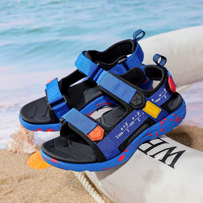 Summer Sandals for Boys Girls Non-Slip Outdoor Children Beach Shoes Lightweight Soft Sole Breathable Kids Walking Sandalias