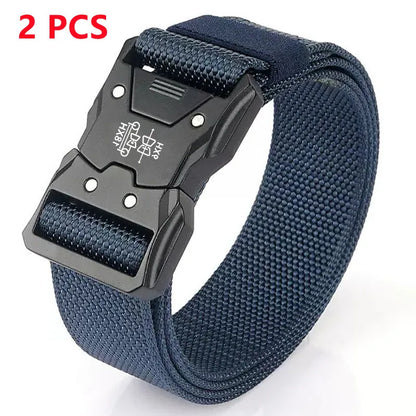 Men Belt Outdoor Hunting Tactical Belt Multi-Function Buckle Nylon Belt High Quality Marine Corps Canvas Belt Plastic buckle