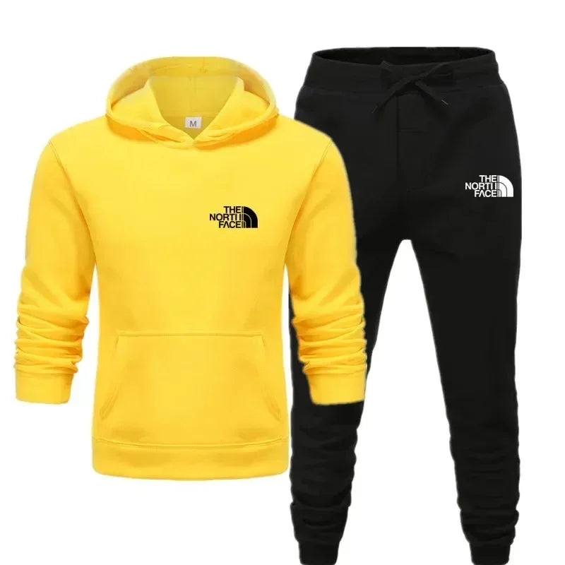 Autumn and winter hot selling men's and women's casual sports outdoor jogging hoodie set, sports hoodie and sports pants set