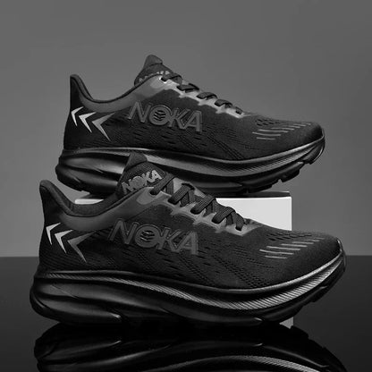 Men's Running Shoes Breathable Cushioning Couple Non-Slip Outdoor Jogging Trainer Race Sneakers Luxury shoes Mesh Off-road Shoes