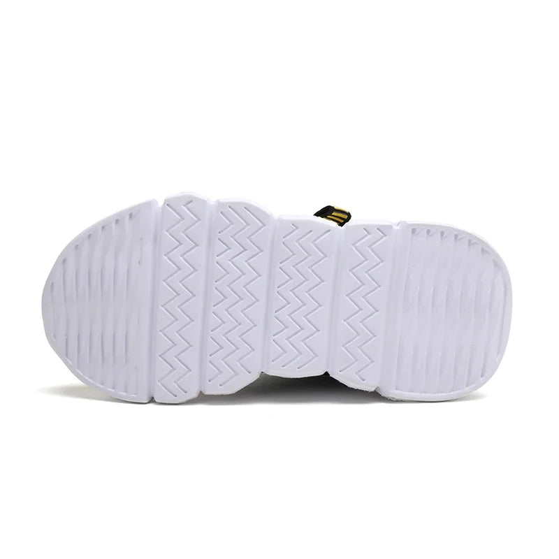Yellow Boys Basketball Shoes Soft Non-slip Kids Sneakers Thick Sole Children Sport Shoes Outdoor Girls Trainer Basketball