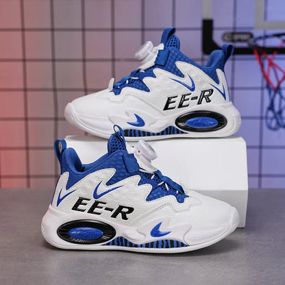 Children's basketball shoes, teenagers' ankle shoes in autumn and winter, boys' casual shoes and outdoor running shoes