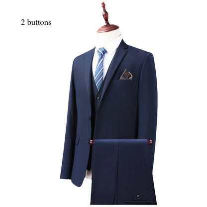 Suits Men's Fashionable Formal Tailored Solid-color Dance Singer Trend Host Casual Wedding Banquet Dress Star Performance Suit