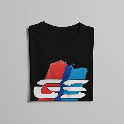 GS Motorcycle T Shirt Grunge Men Tees Summer Clothing COTTON Crewneck TShirt