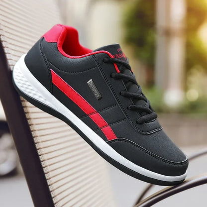 Shoes for Men Leather Sneaker Waterproof Casual Comfortable Men's Sneaker Lace Up Footwear Vulcanized Man Shoe Masculino