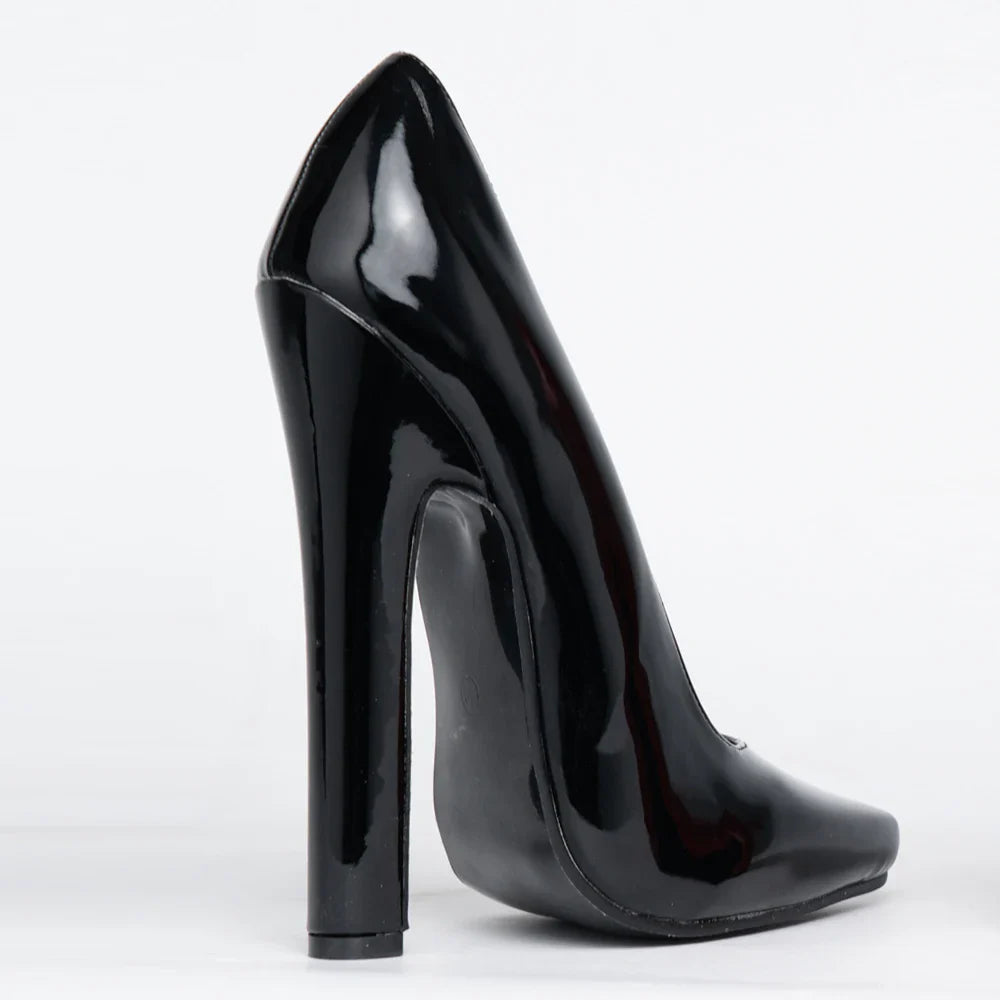 New Style Bold 6 Inch High Heel Fetish Pump Drag Queen Unsiex Shoes Size 5 To 15