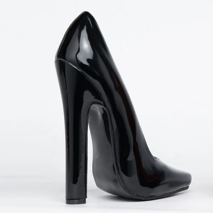 New Style Bold 6 Inch High Heel Fetish Pump Drag Queen Unsiex Shoes Size 5 To 15