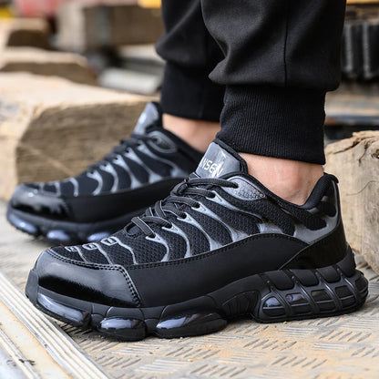Work Safety Shoes For Men Breathable Anti-Punctur Indestructible Boots Non-slip Industrial Construction Shoes Male Footwear