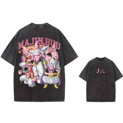 T-shirt Man Women Vintage Washed Short Sleeve Tee Streetwear Loose Casual Top Summer Y2k 2026