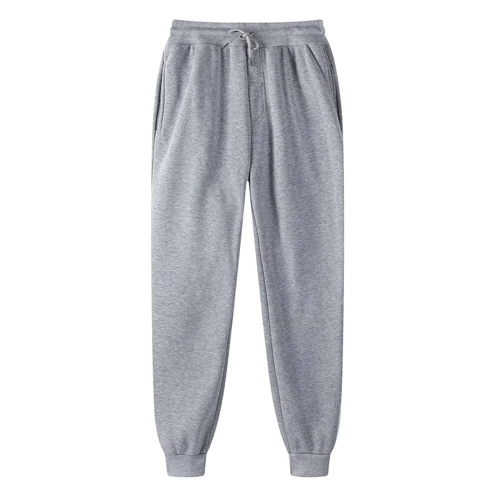 Men's women's Oversize Fleece Sweatpants Casual Drawstring Jogger Trousers with Pockets for Gym Workout Running Sport Long Pants