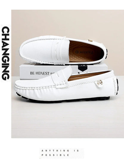 2025 New Handmade Beanie Shoes Men's Soft Sole Lazy Korean Style Trbottomy Easiest for Match Casual Slip-On Driving