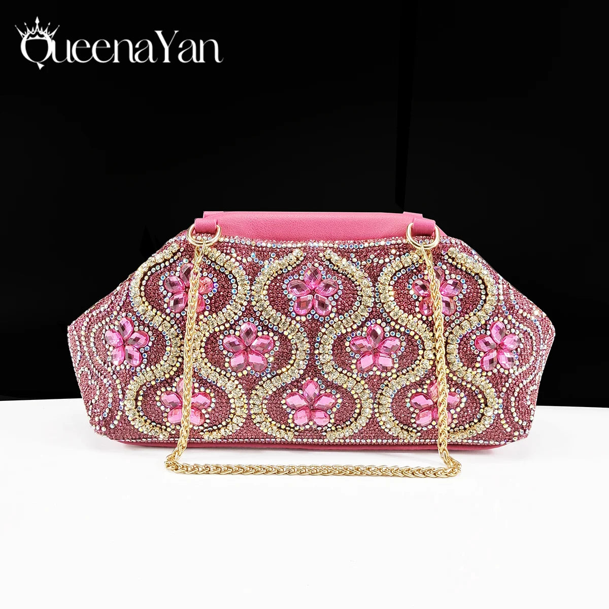 Popularity Open Toe Luxury Fashion Women High Heels Shoes and Bags Set With Rhinestone for Wedding Party Elegant