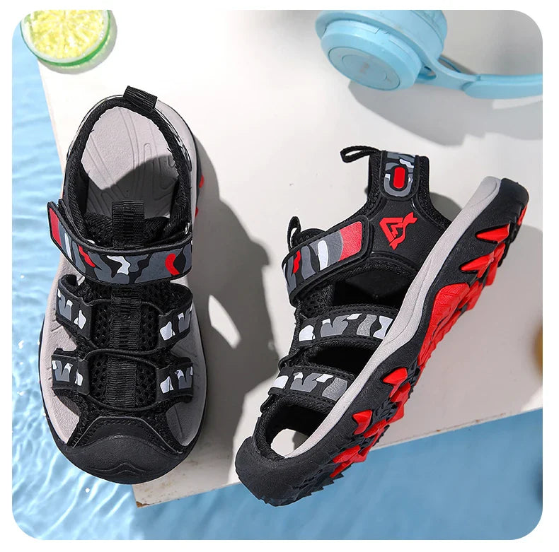Children Girls Boys Sandals Children Beach Sandals Non-slip Soft Bottom Breathable Boys Shoes Outdoor Kids Shoes