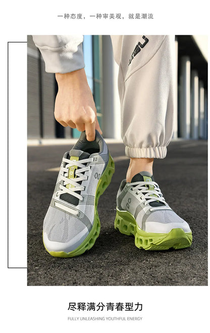 Sports Running Shoes Men Breathable Lightweight Sneakers Comfortable Athletic Nonskid Leisure Outdoor Sneakers for Men