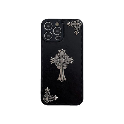 Leather Phone Case for IPhone 16 15 14 13 12 11 Pro Max Crocentric Tide Cover for IPhone 7 8 Plus XR