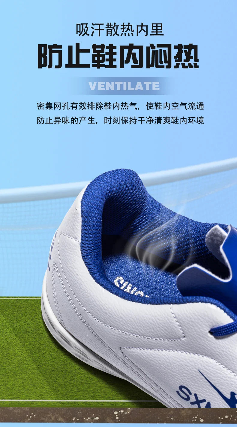 Double Star Men's Genuine TF Turf Soccer Shoes, for Primary School Students, Teenagers, Adults & Kids, Professional Training and