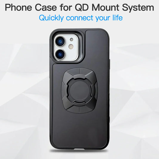 Twsit Lock Phone Case Holder MotorCycle Bicycle iPhone case Quick Lock Fit for Quad System Phone Mount/Holder 14 15 16 Pro Max