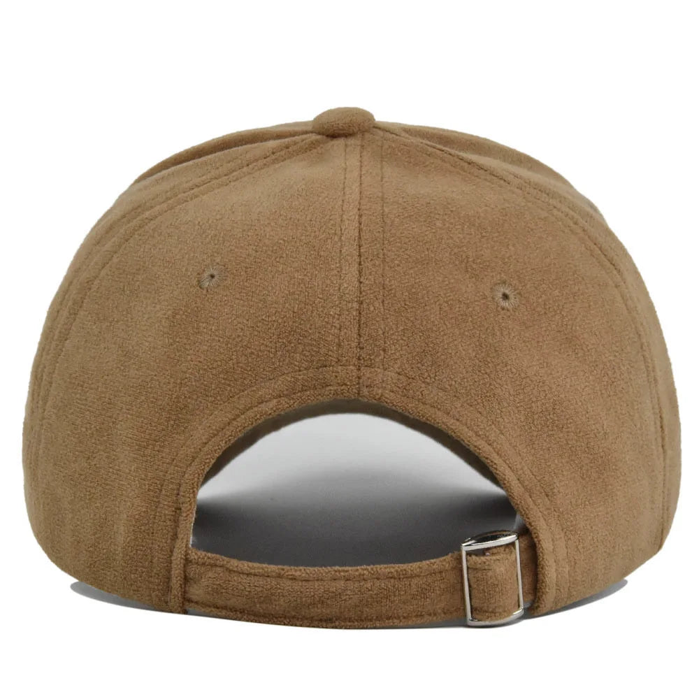 Solid Suede Retro Baseball Caps For Men Women Spring Autumn Street Snapback