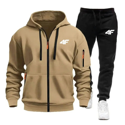 Sets for Men Two Piece Outdoors Mens Tracksuit Set Hot Sales Sportswear Man Sweatpants Hoodie Fashion Comfortable Casual Jogging