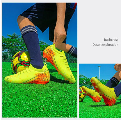 New Men's Football Boots Cleats Non-Slip Sneakers Training Soccer Shoes Top Quality FG Wholesale Drop Shipping Unisex Adult