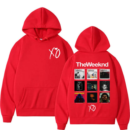 Rapper The Weeknd Album Cover Graphic Hoodies Men Women Fashion Hip Hop Pop Music Sweatshirt Bodywarmer Comfort Hoodie Pullovers