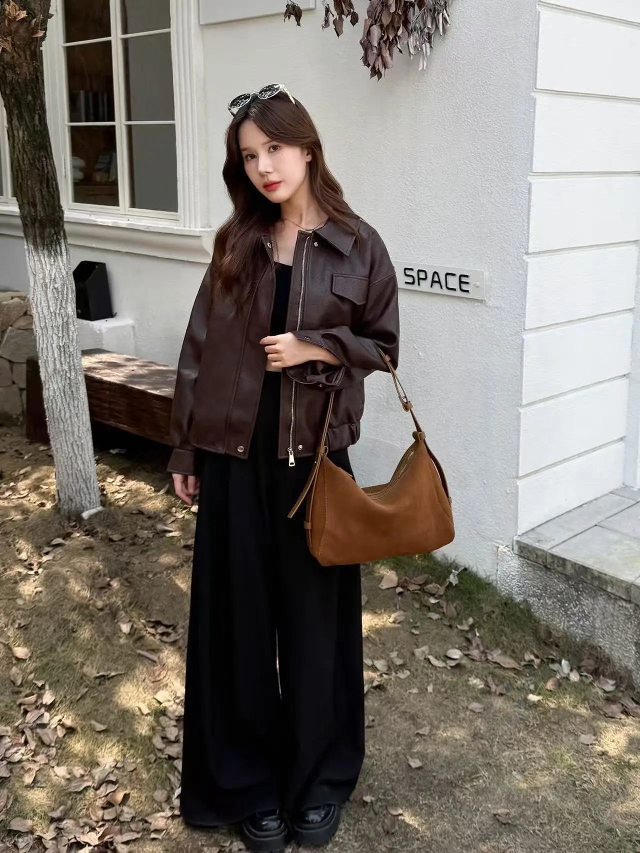 Genuine Grade Suede Leather Luxury Designer Large Capacity Women's Tote Bag Vintage Shoulder Crossbody Underarm Bags Trendy New