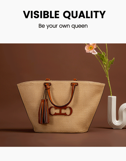Women's Tote Bag 2024 New Vacation Beach Bag Beach Bag Handheld Shopping Bag