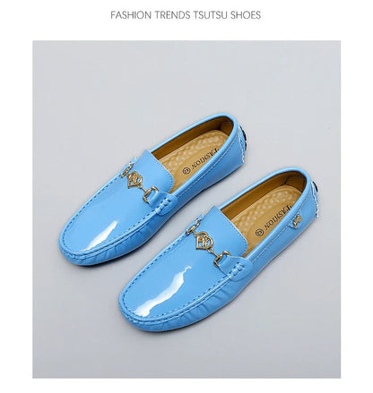 Shoes Women's 2025 New Soft Sole Slip-On Lazy Loafers Handmade Trbottomy Easiest for Match Men's Casual Driving Shoes