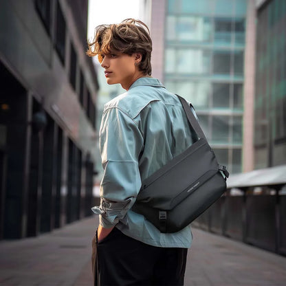 Water Repellent Messenger Bag Men Bags Casual Shoulder Crossbody Bags Fit 11 inch Ipad Fashion Outdoor Cycling Side Bag  Male