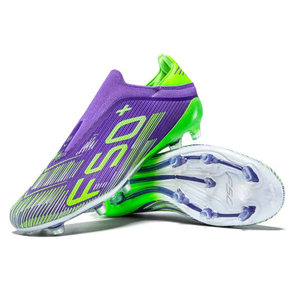 X2517 Slip-on F50 Mens Football Boots Boys FG/TF Training Studded Fast Soccer Cleats Pro Non Slip Football Shoes for Man 35-45