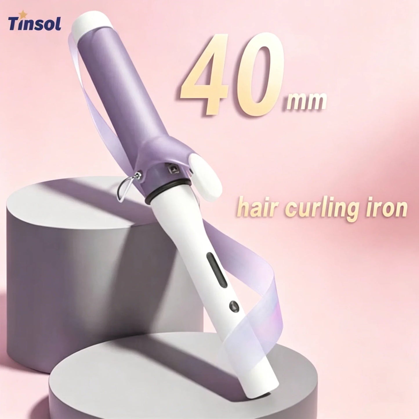 40MM Professional Ceramic Large Wave Curling Iron Electric Curling Iron Hair Styling Tool Salon Styling Tool