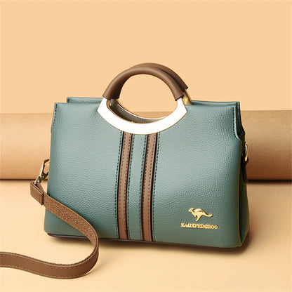 Luxury Designer Crossbody Bag for Women 2024 Brand 3 Layers Handbag Purse Female Genuine High Quality Leather Shoulder Totes Sac