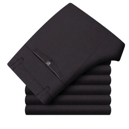 Mens Summer Thin Casual Suit Pants Autumn Thick Classic Business Fashion Formal Stretch Trousers Male Brand Clothes GOZBKF