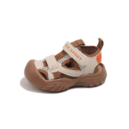 Summer Children Beach Sandals Boys Breathable Mesh Sport Sandals Baby Soft Light Kindergarten Cool Shoes