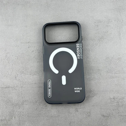 Translucent Magnetic Phone Case for iPhone 17 16 Pro Max For MagSafe Charging Shockproof Matte Cover Silicone Shell