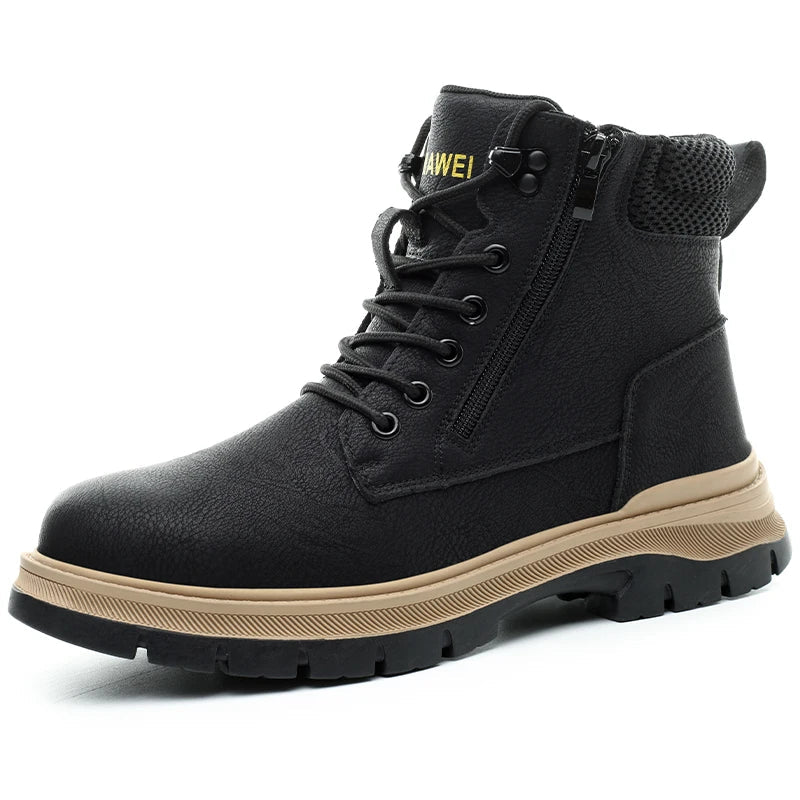 New Non Slip Work Shoes Men Work Boots Indestructible Safety Shoes Steel Toe Shoes Puncture-Proof Sneakers Male Footwear Shoes